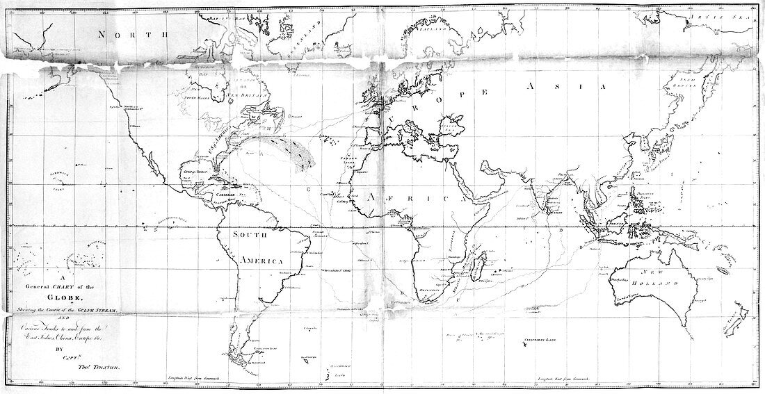 Truxtun's nautical world map,1794