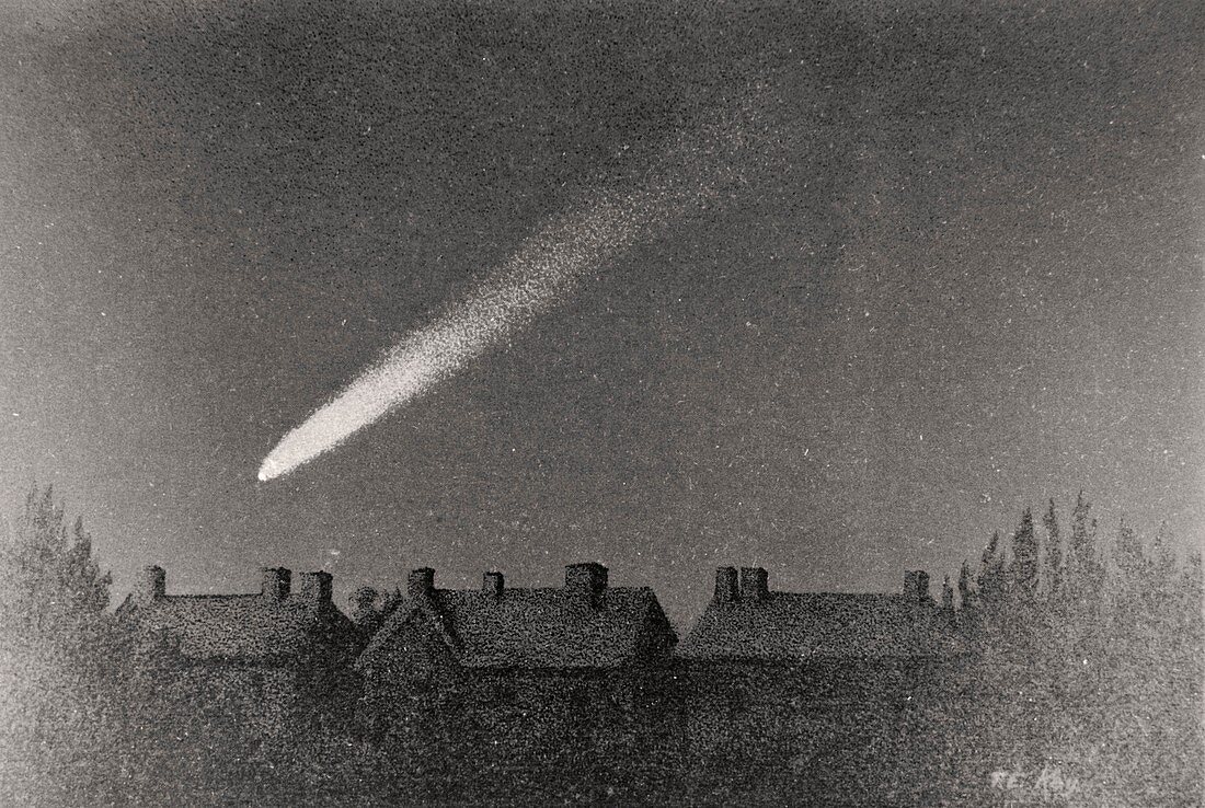 Artwork of the Great Comet of 1882