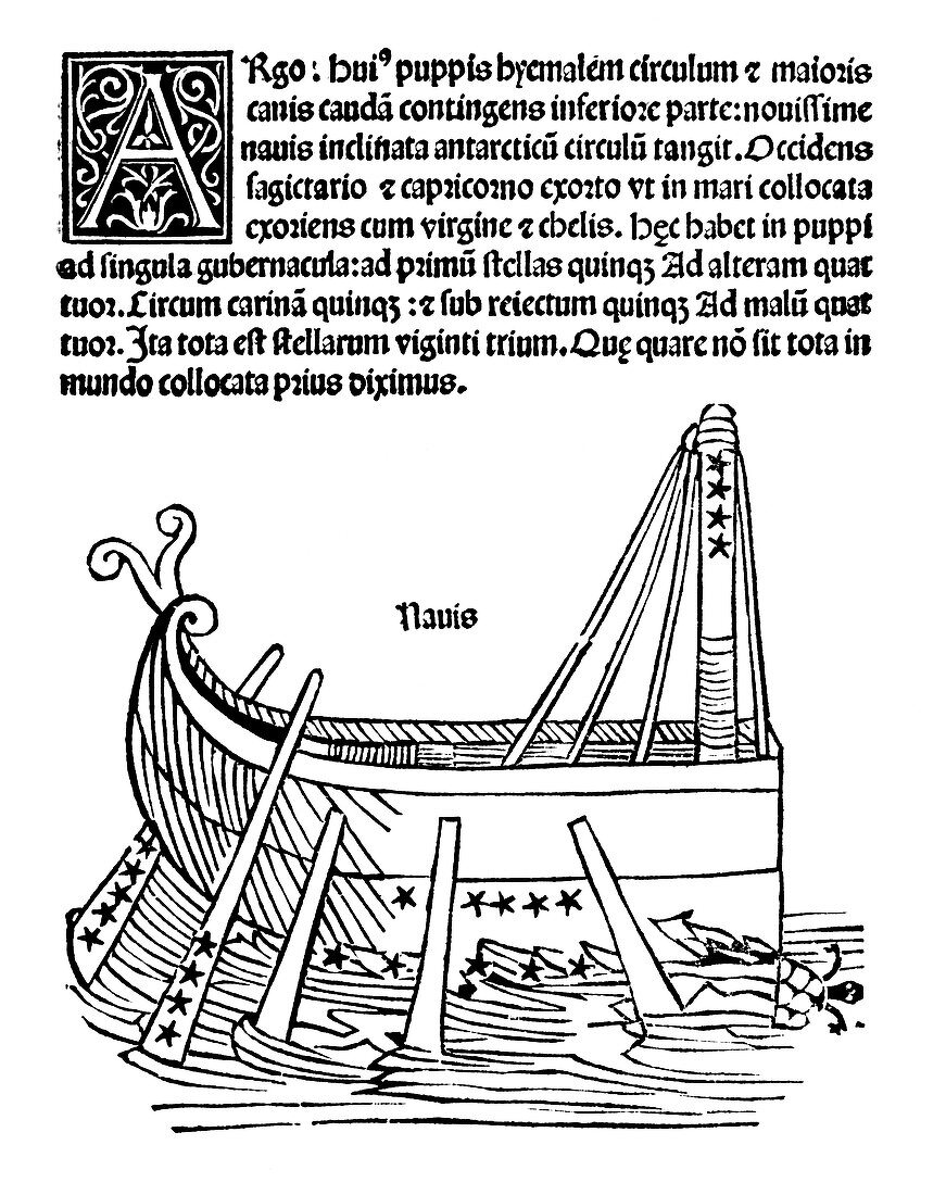 Argo Navis constellation,1482