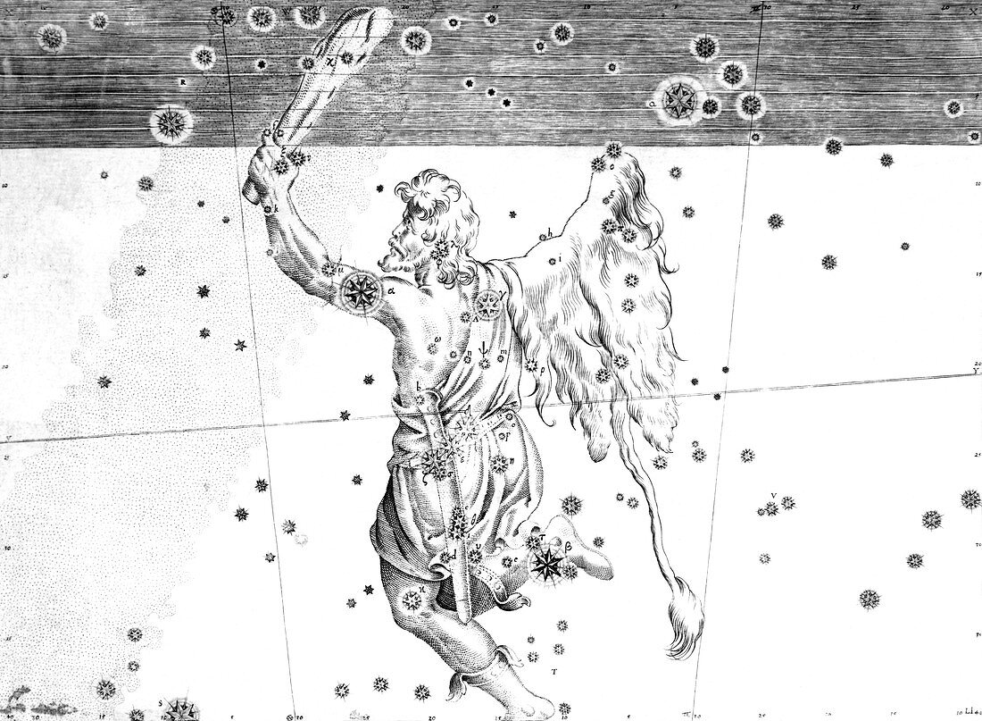 Orion constellation,1603