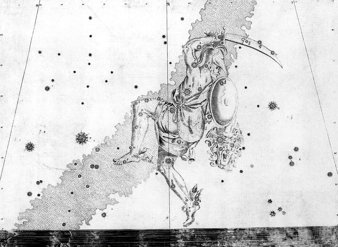Perseus constellation,1603