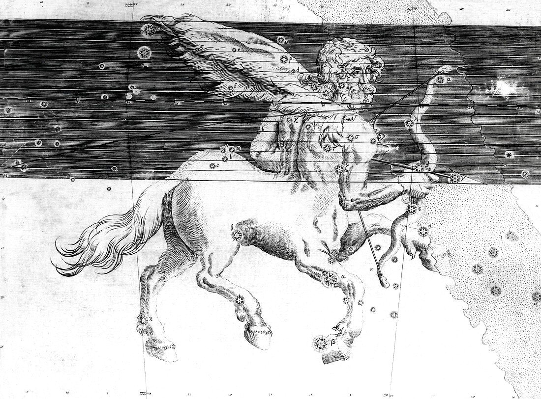 Sagittarius constellation,1603