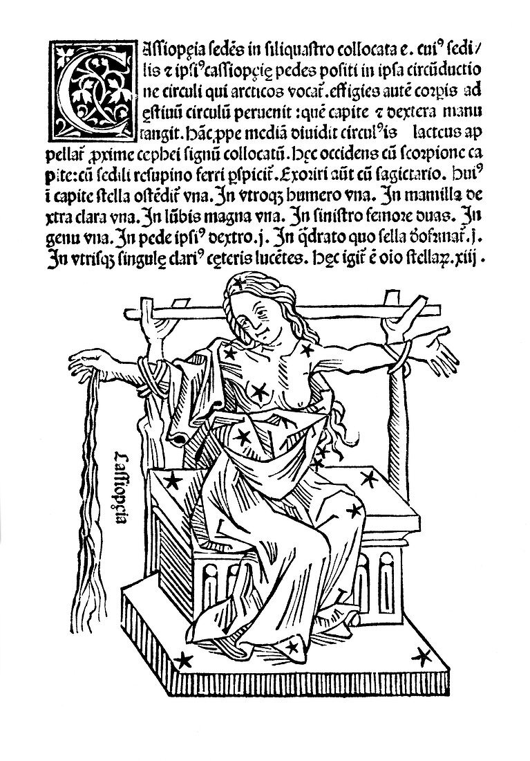 Cassiopeia constellation,1482