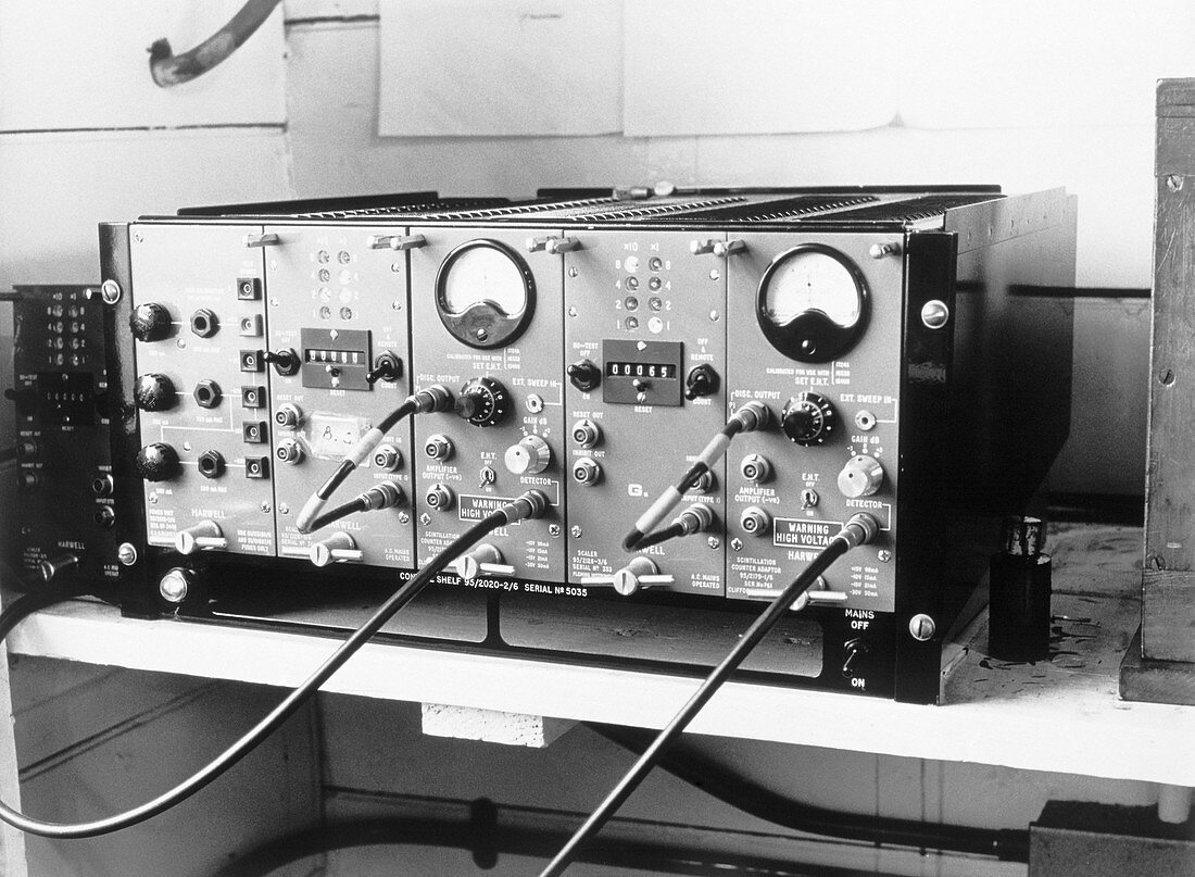 Radiation-measuring equipment,1967