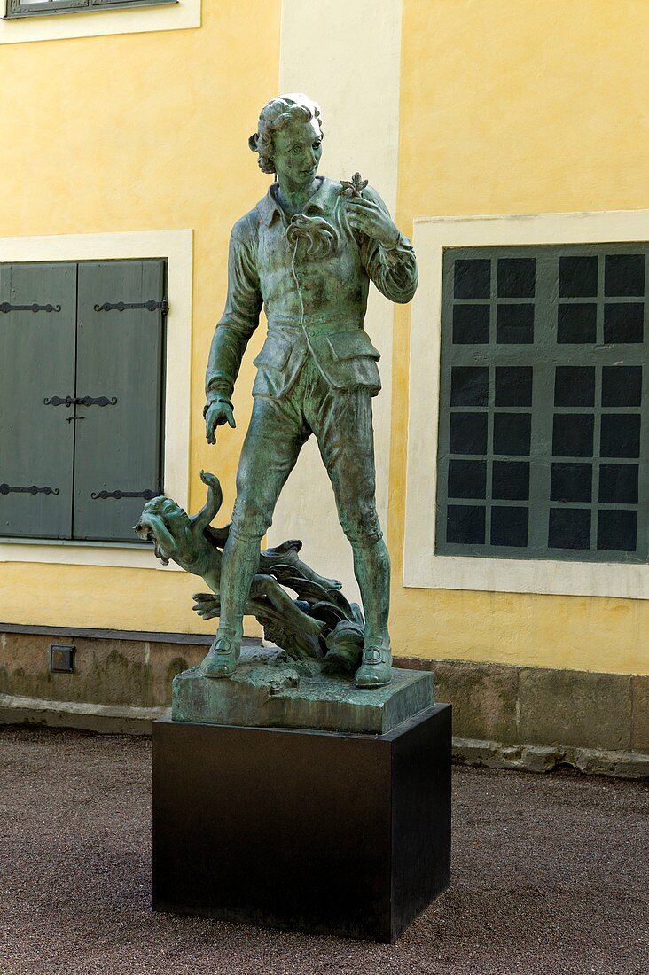 Statue of Carl Linnaeus,Uppsala,Sweden