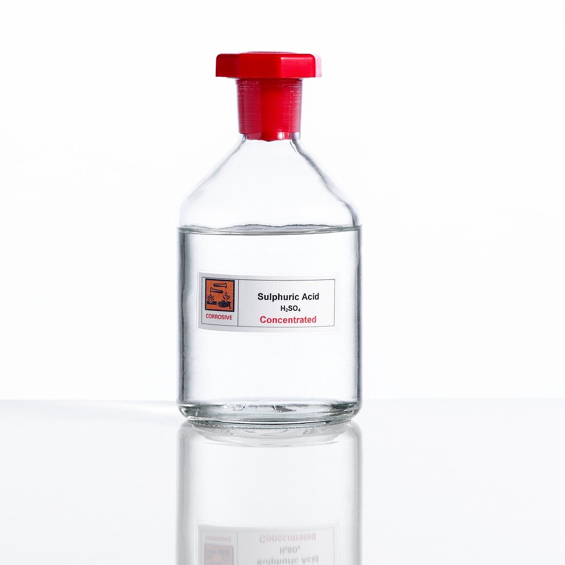 Sulphuric acid,laboratory bottle