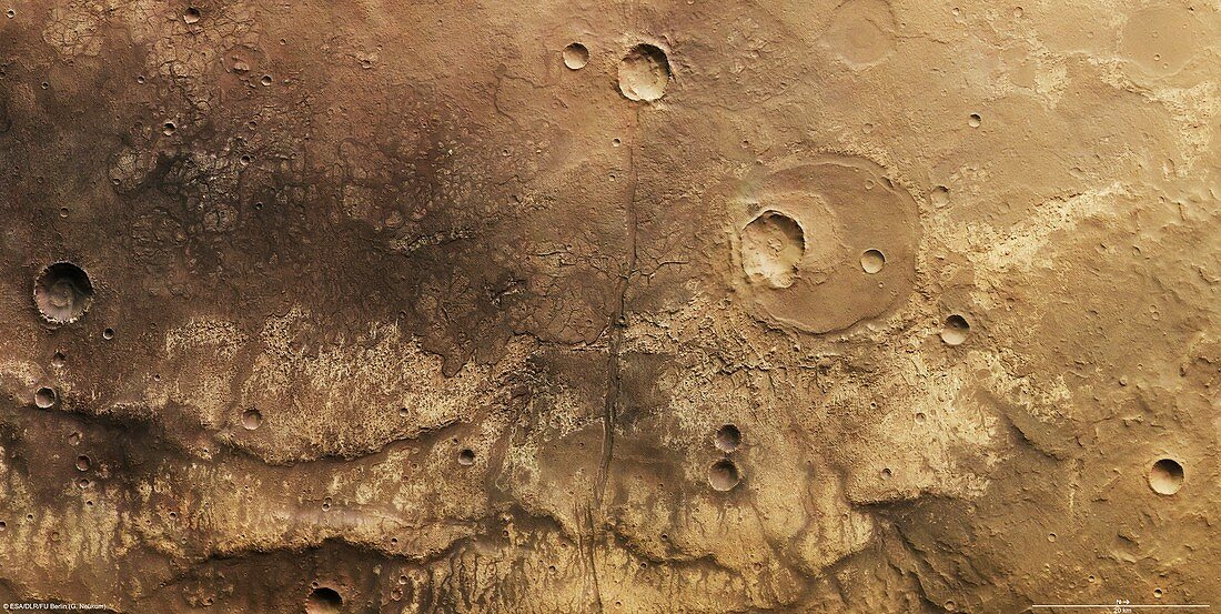 Ma'adim Vallis,Mars Express image