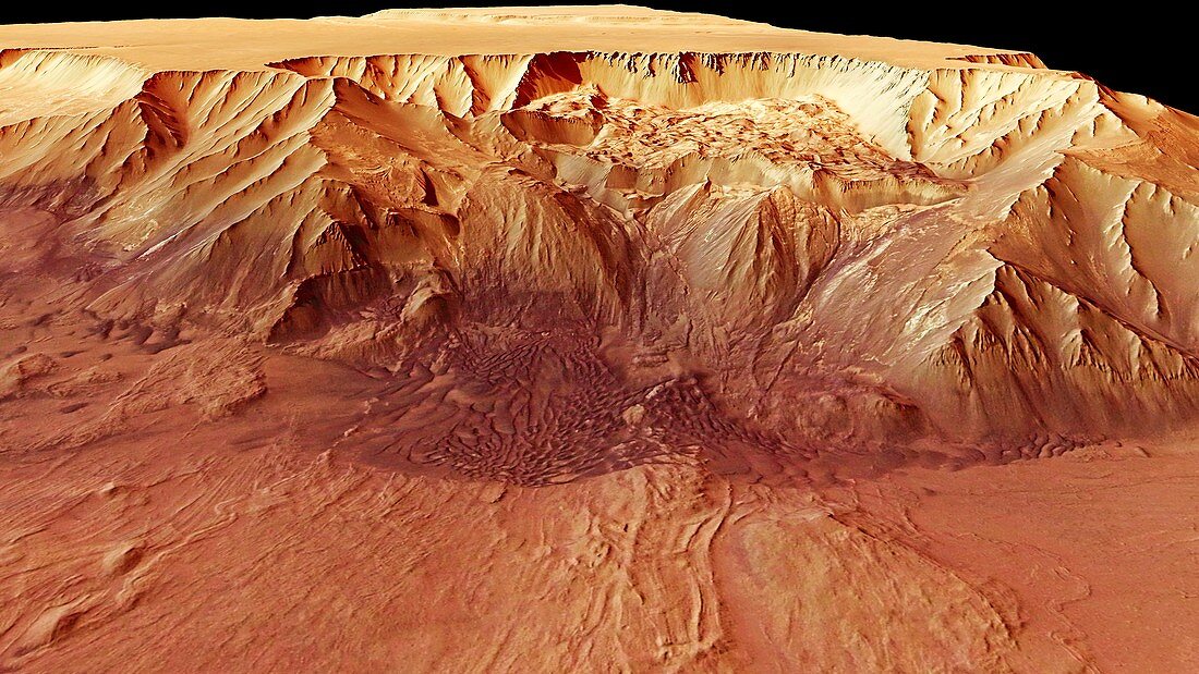 Melas Chasma,Mars Express image