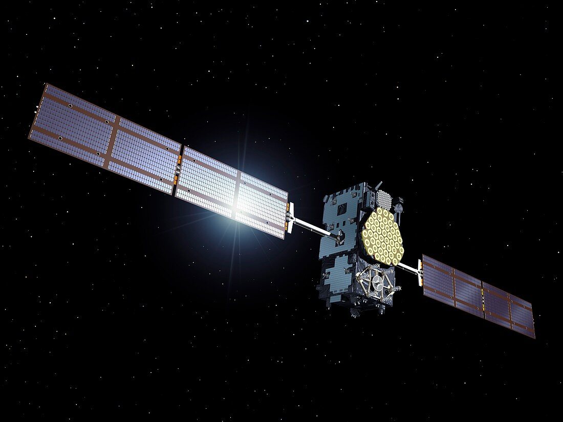 Galileo IOV satellite,artwork