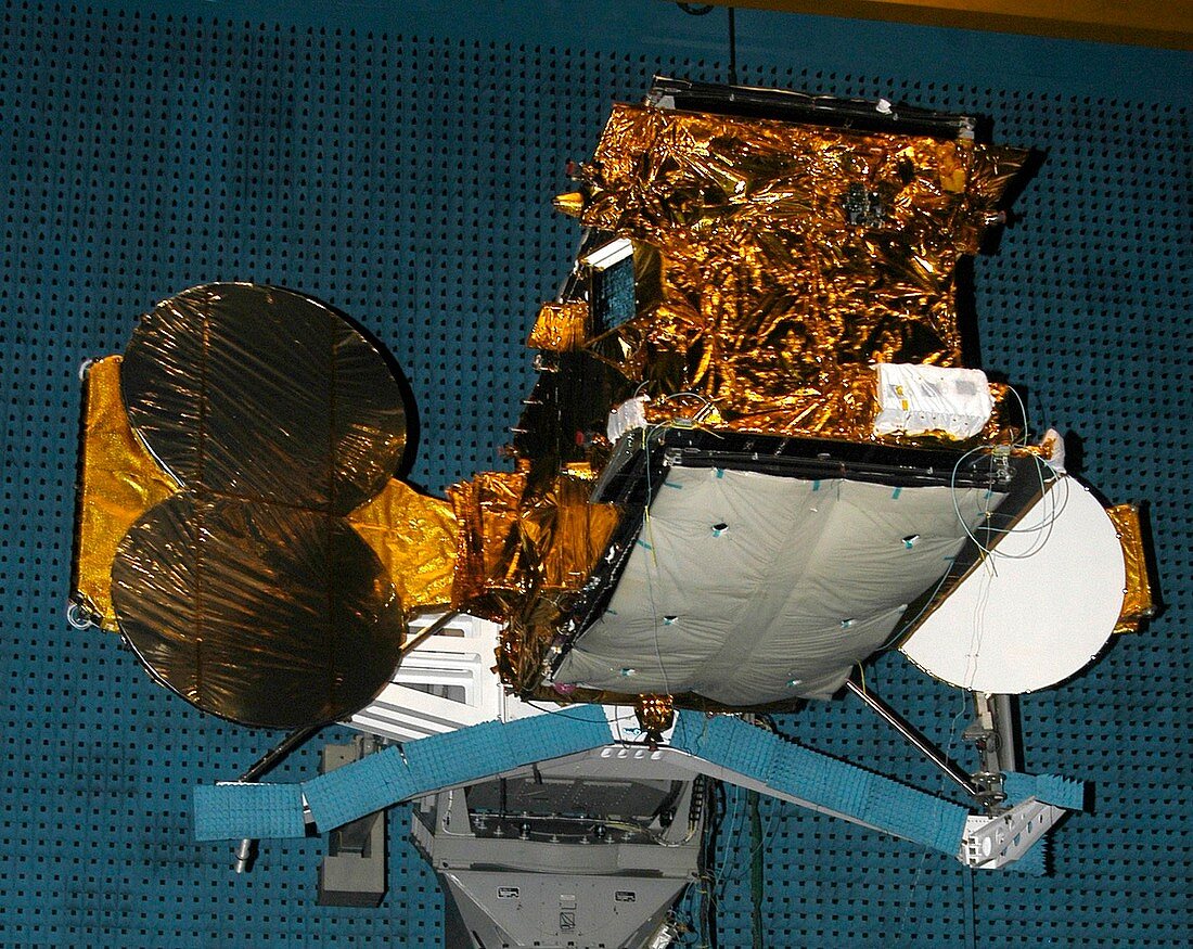 Hylas-1 satellite construction