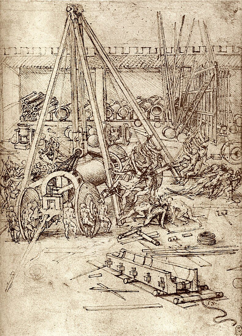 Leonardo's Cannon Foundry