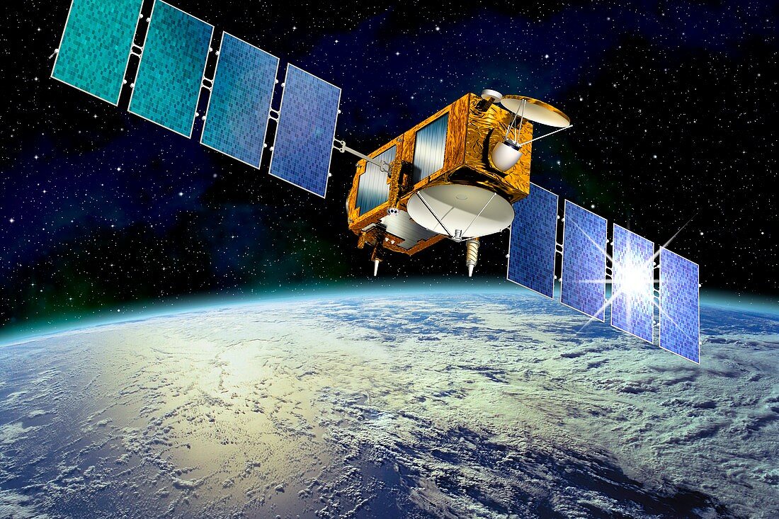 Jason-1 satellite,artwork