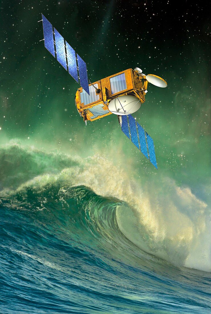 Jason-2 satellite,artwork