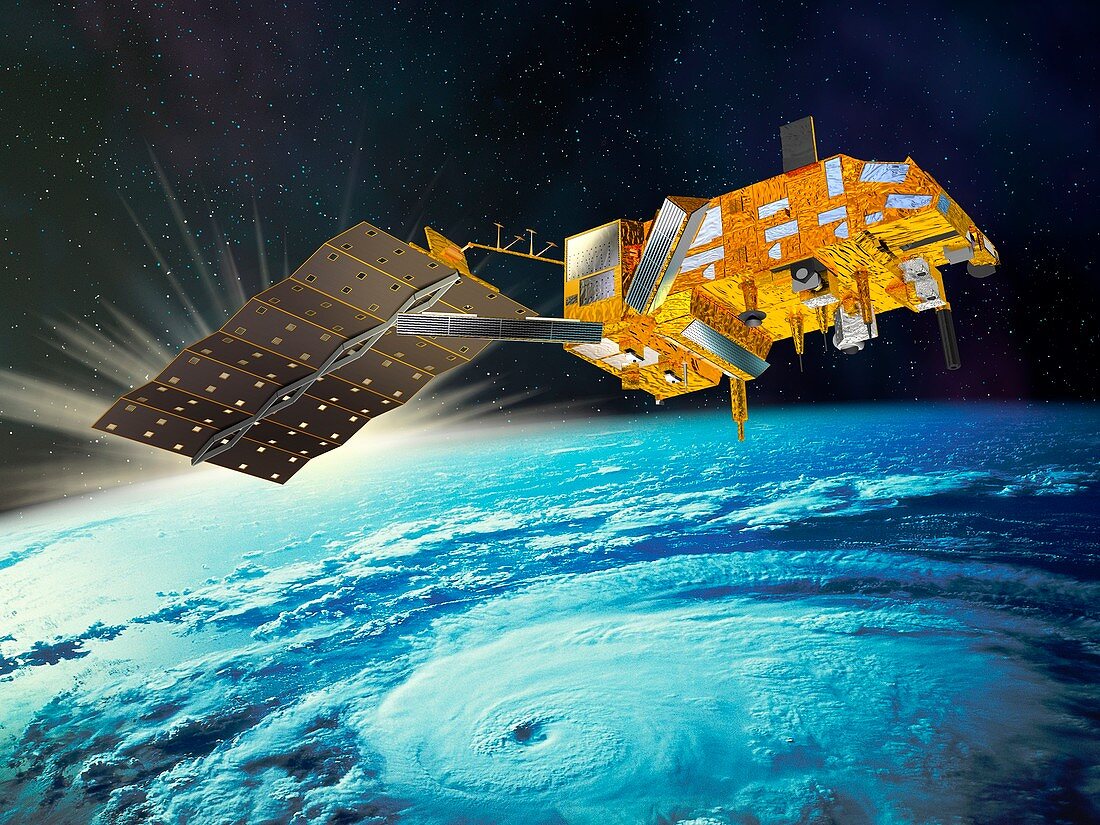 MetOp weather satellite,artwork