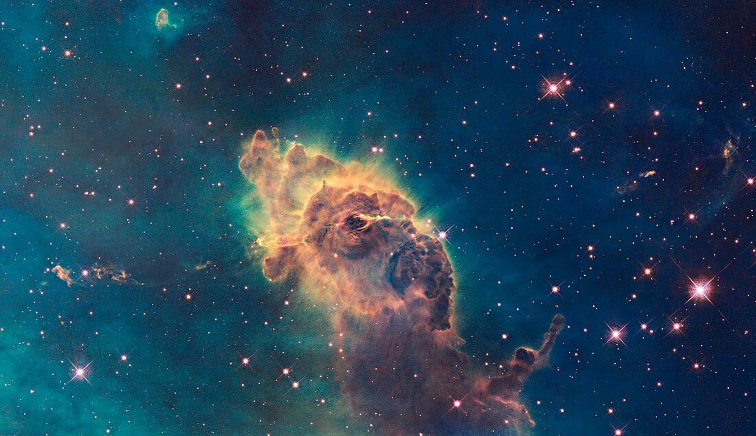 Carina Nebula pillar,HST image