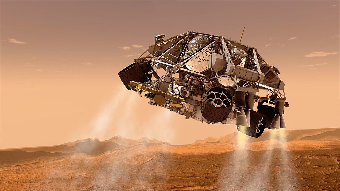 Mars Science Laboratory mission,artwork