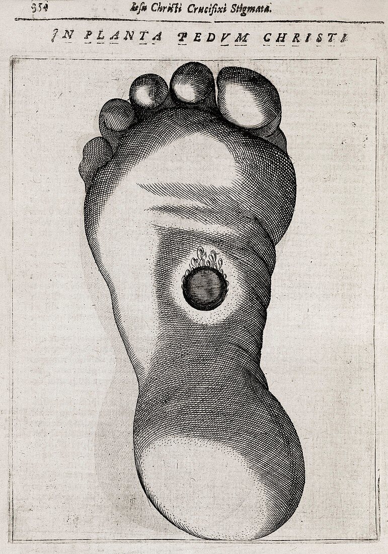 Christ's stigmata,17th century