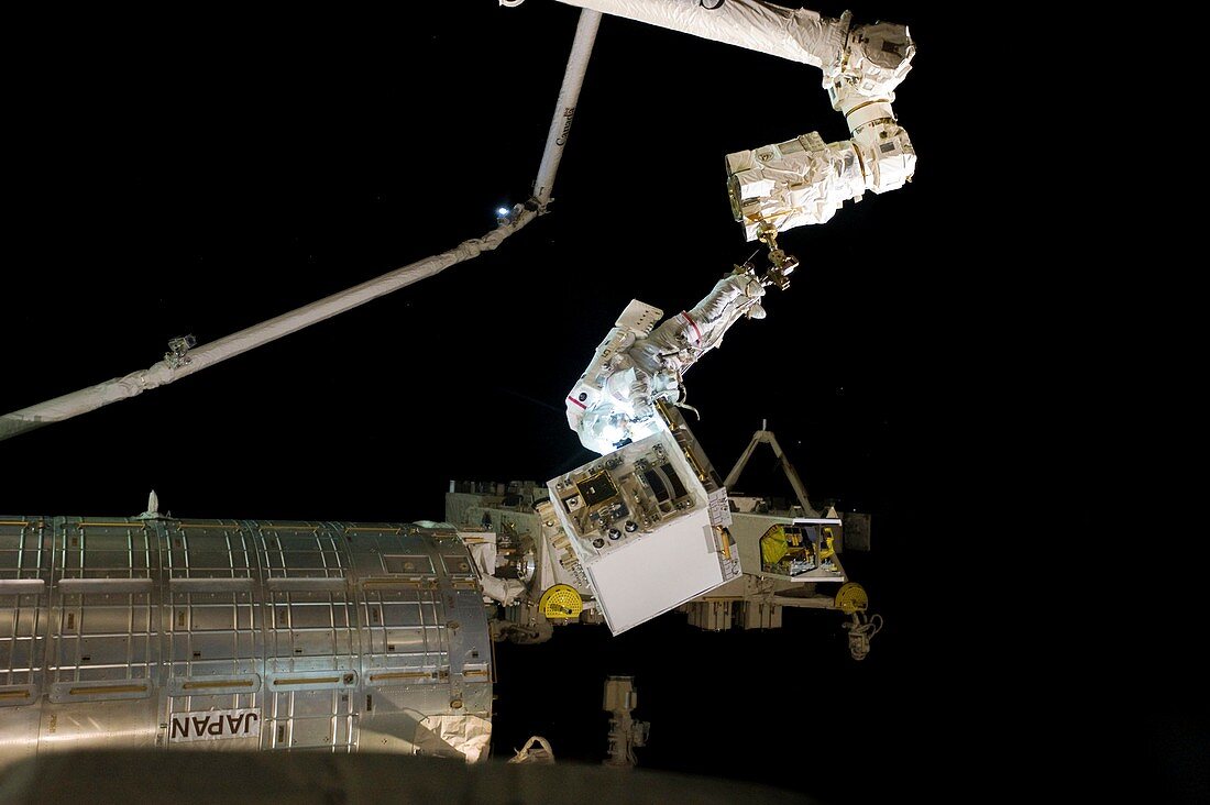 ISS space walk,2011