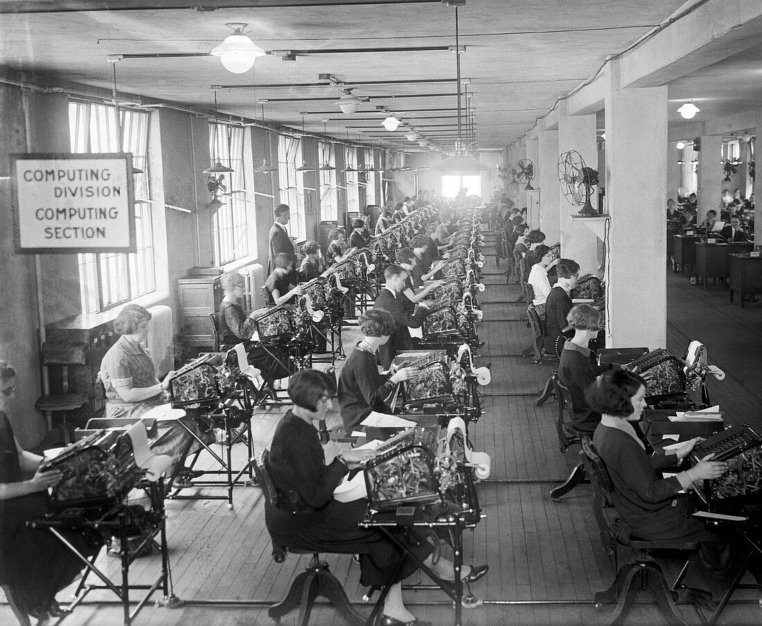 Early calculating machines,1924