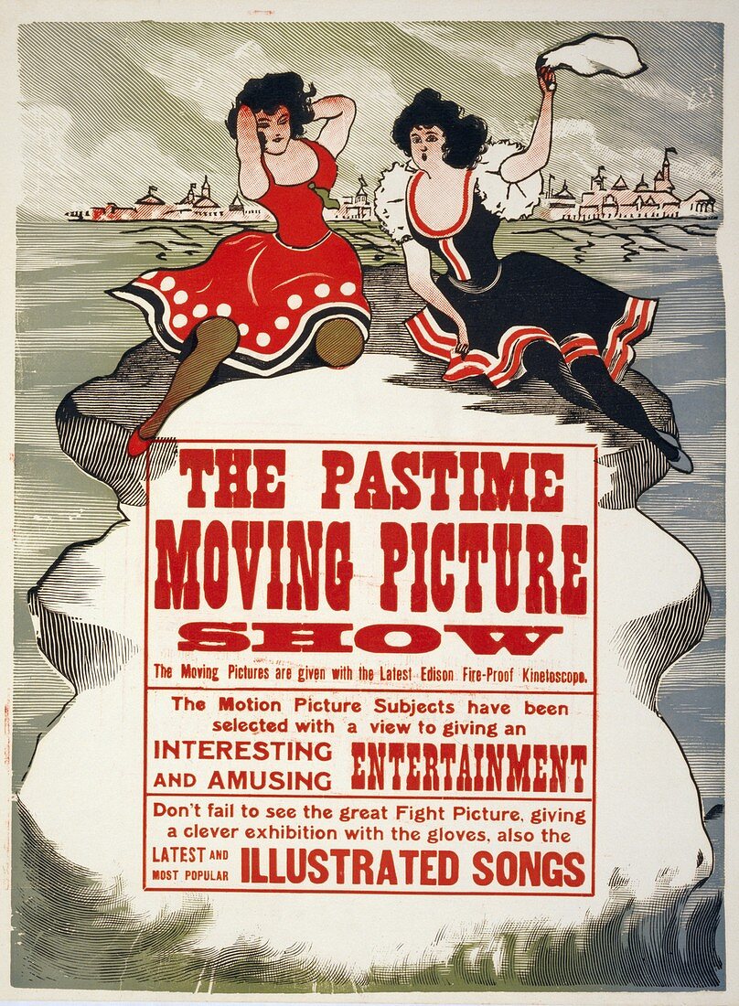 Kinetoscope film advert,1913