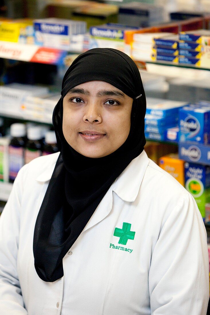 Female pharmacist