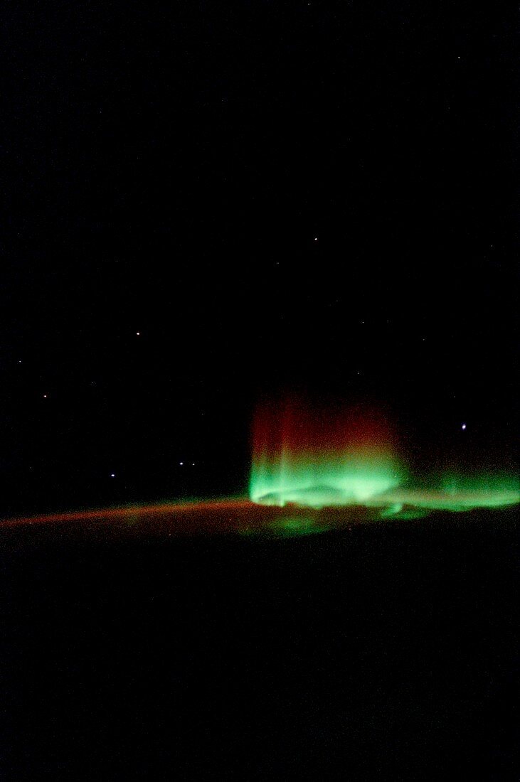 Aurora Australis from space