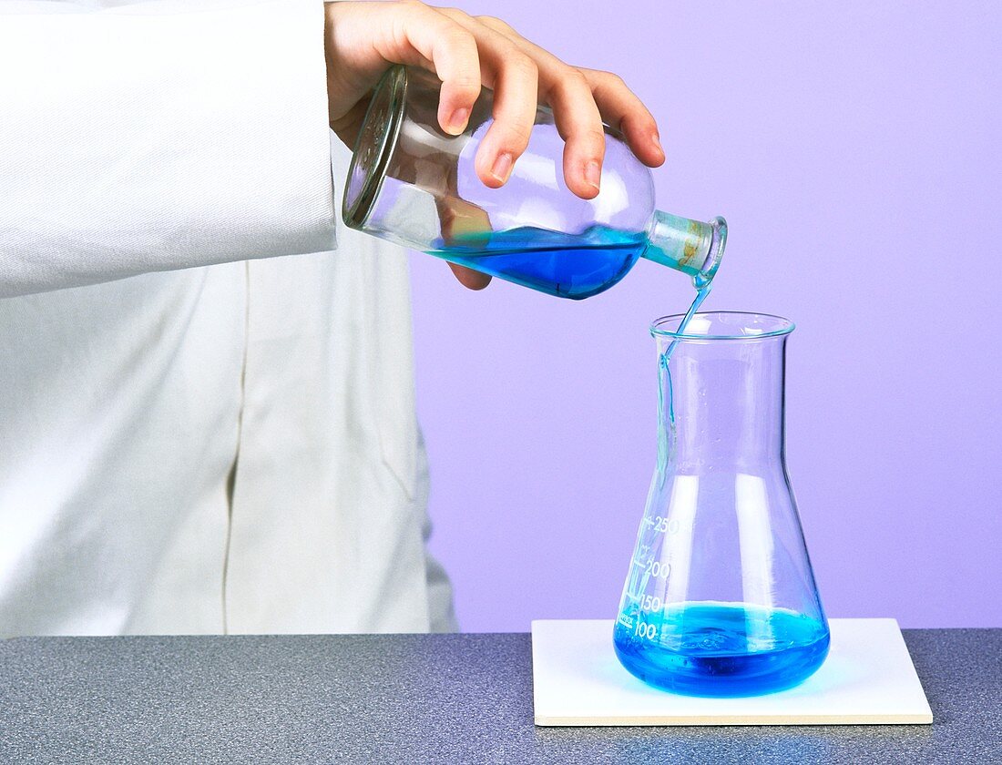 Handling copper sulphate solution