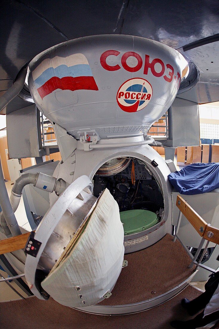 Soyuz-TMA spacecraft interior