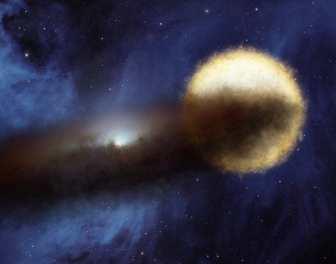 Epsilon Aurigae,Spitzer telescope image