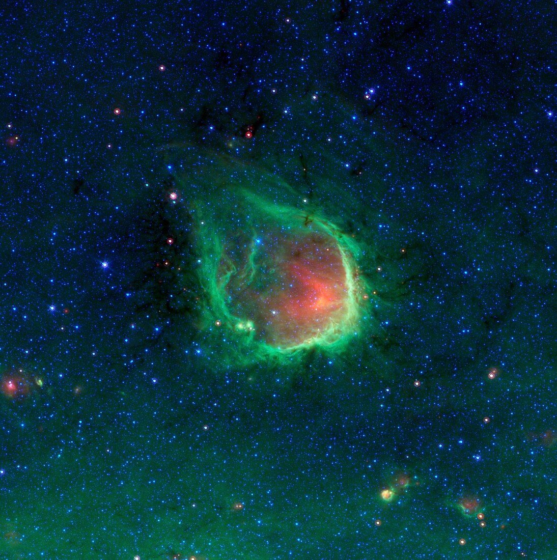 RCW 120 nebula,composite image
