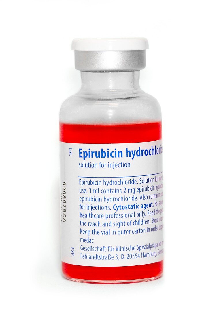 Epirubicin anti-cancer drug
