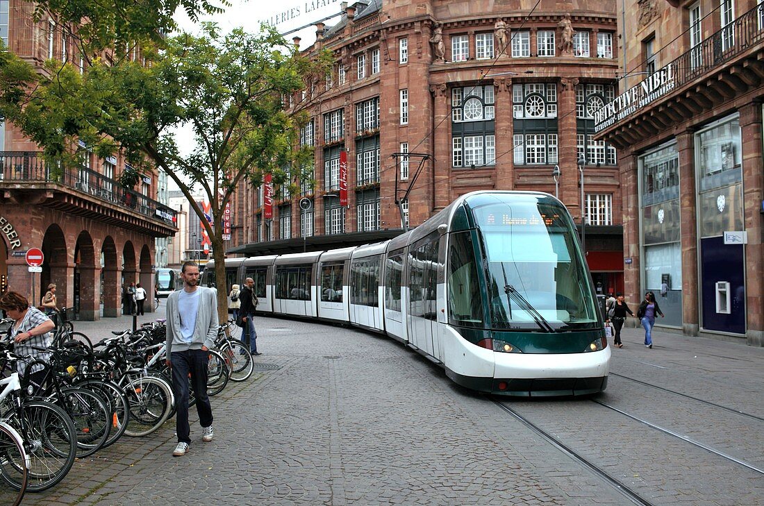 City centre tram