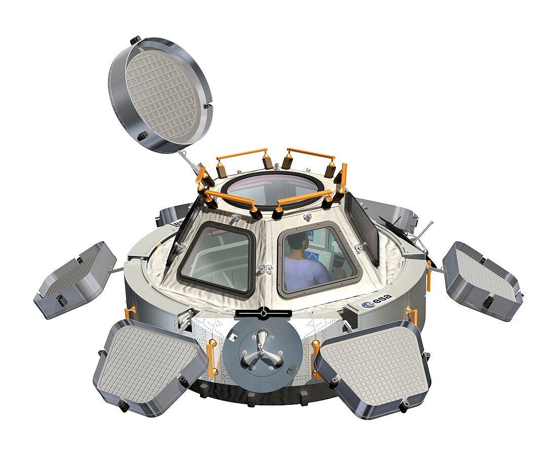 Cupola ISS module,artwork