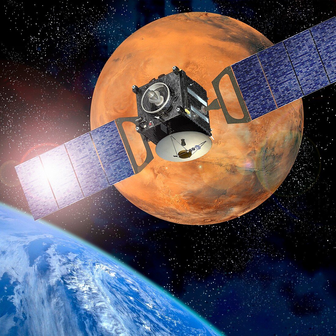 Mars Express mission,artwork