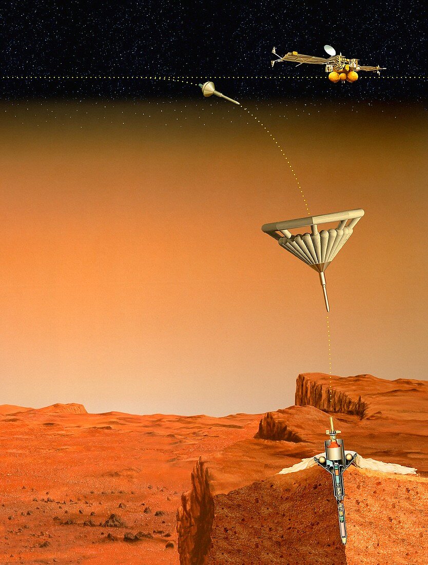 Mars 96 penetrator,artwork
