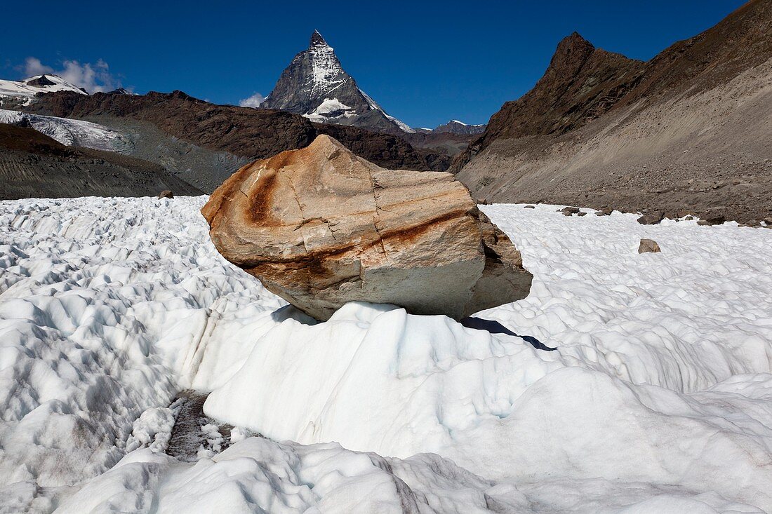 Gorner glacier and Matterhorn