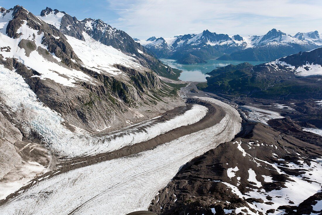 Glacial landscape,Alaska