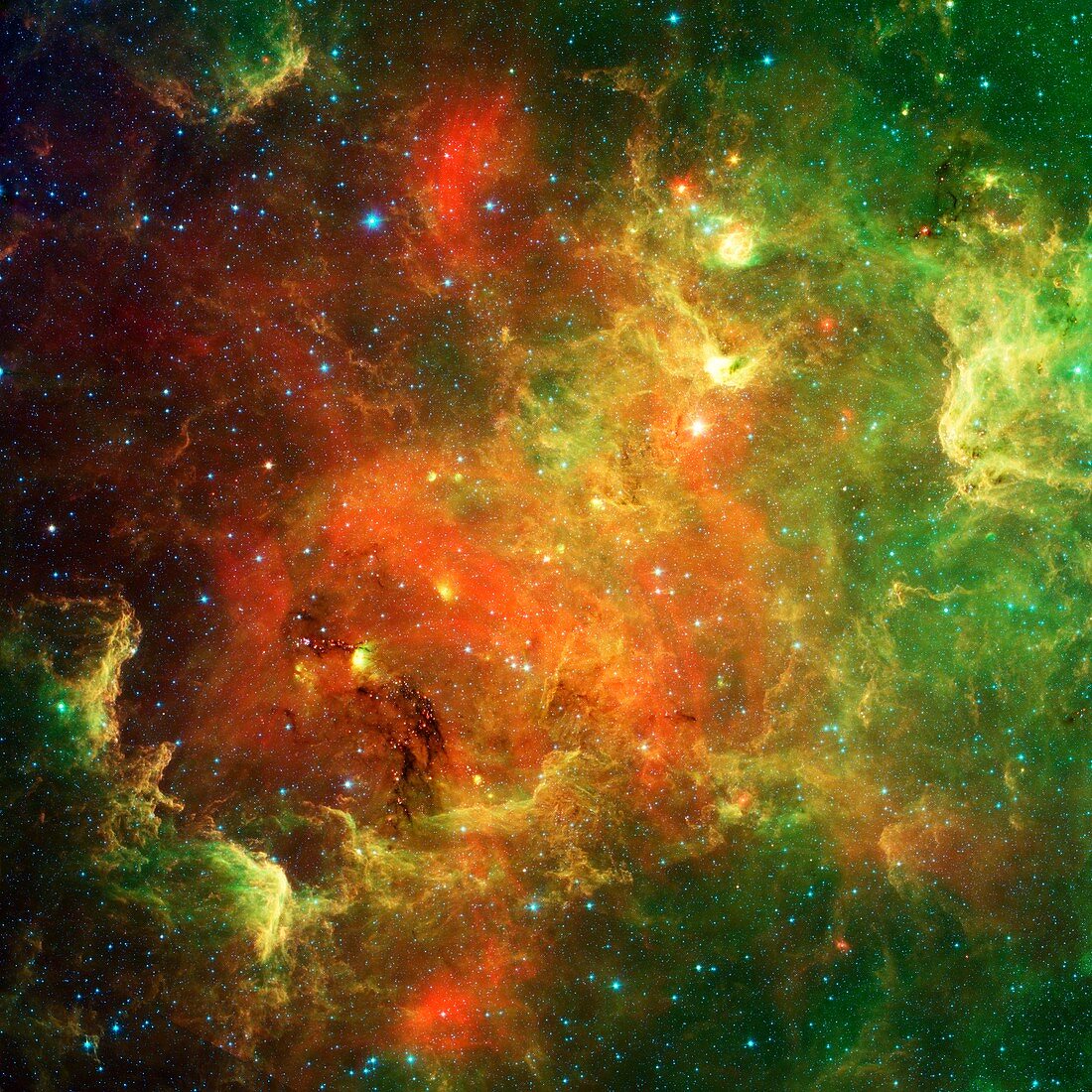 North America Nebula,infrared image