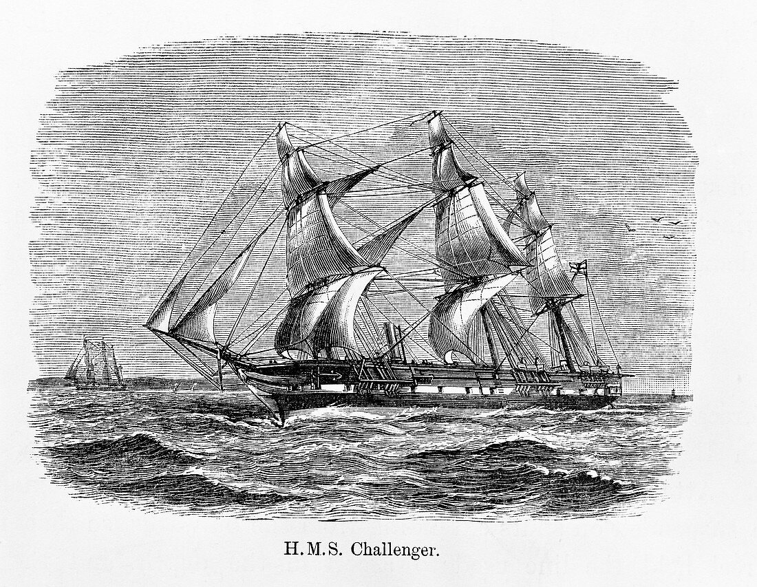 HMS Challenger,illustration
