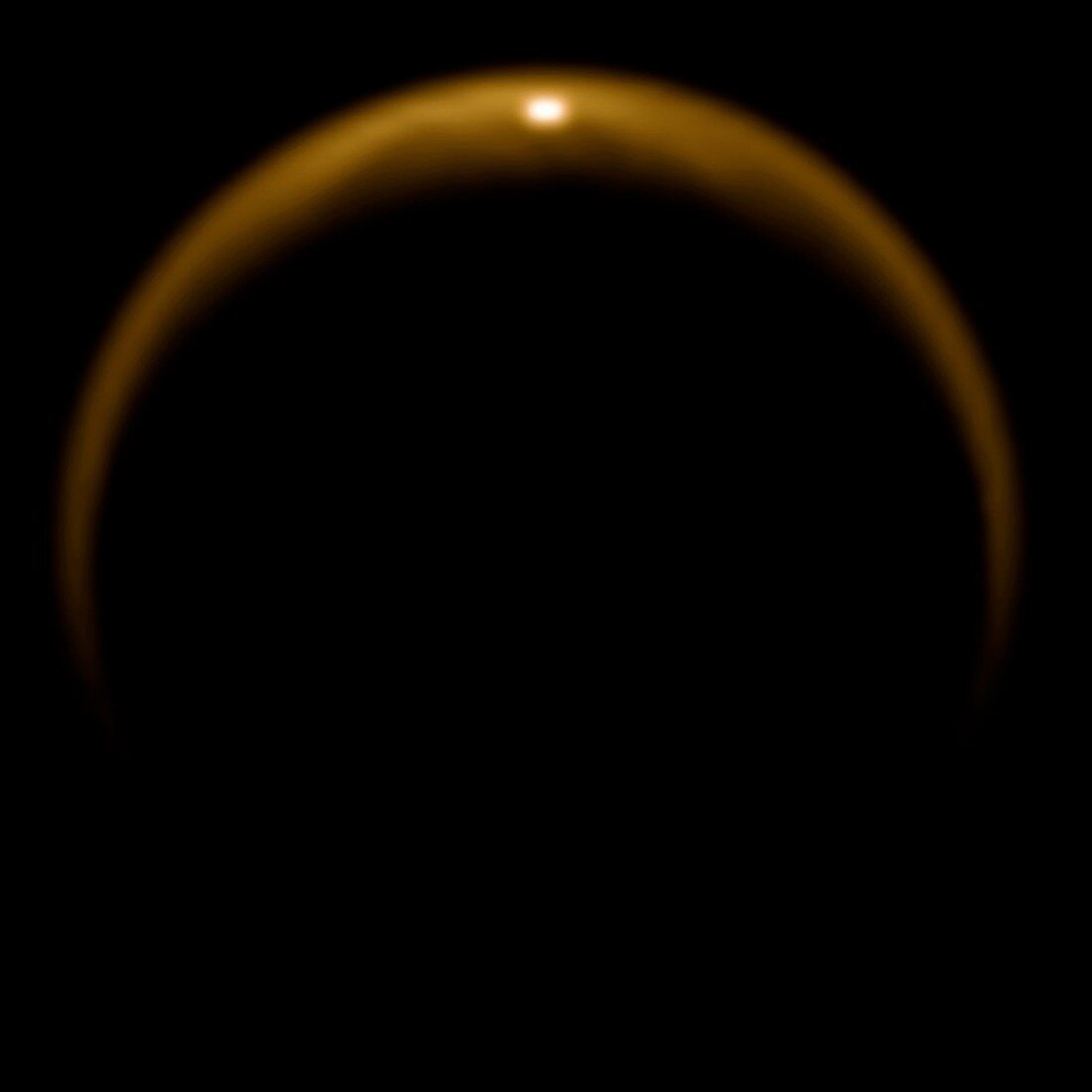Lake on Titan,Cassini image