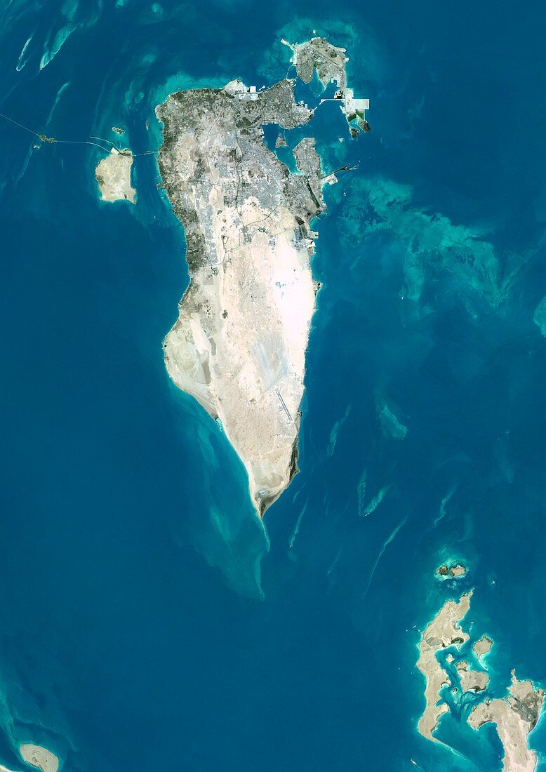 Bahrain,satellite image