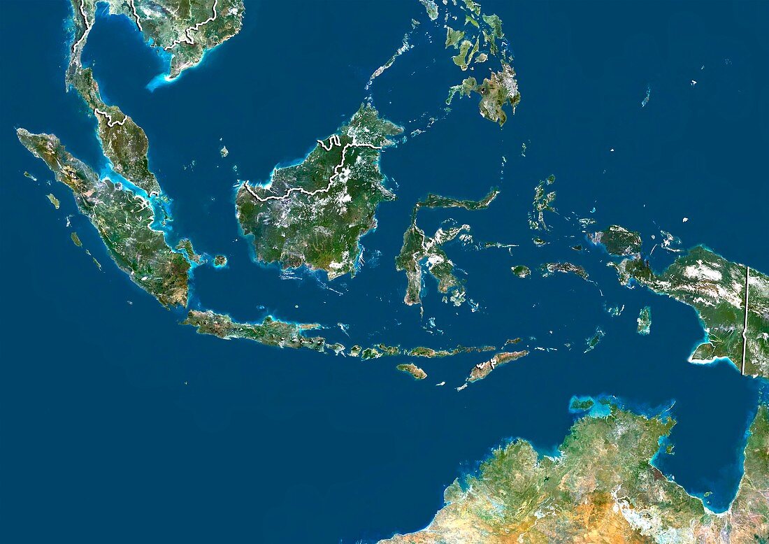 Indonesia,satellite image