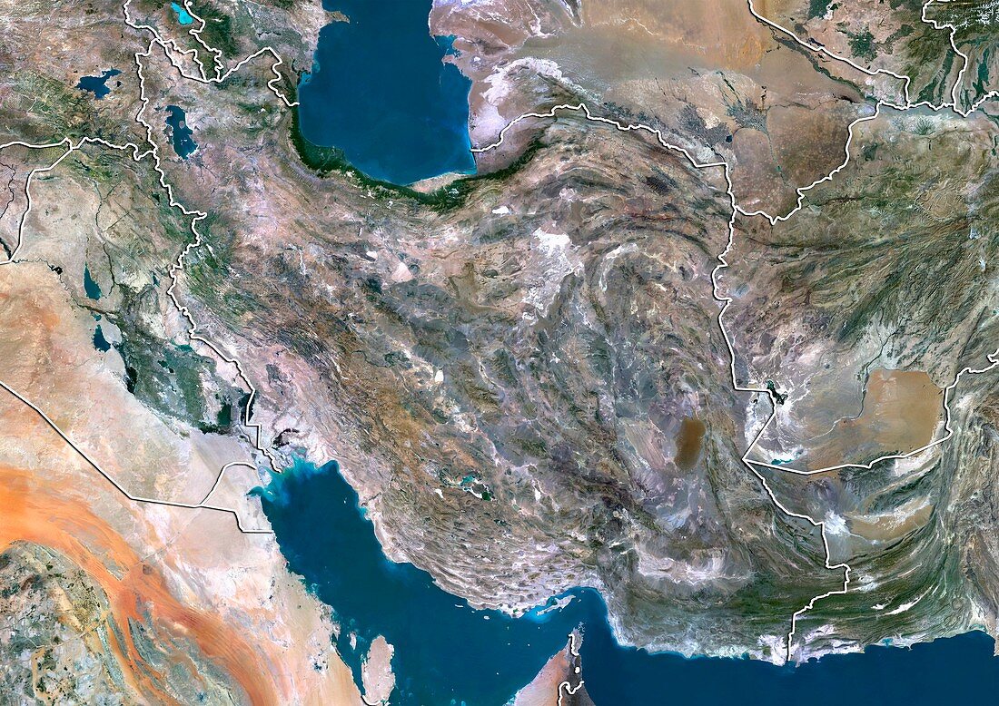 Iran,satellite image