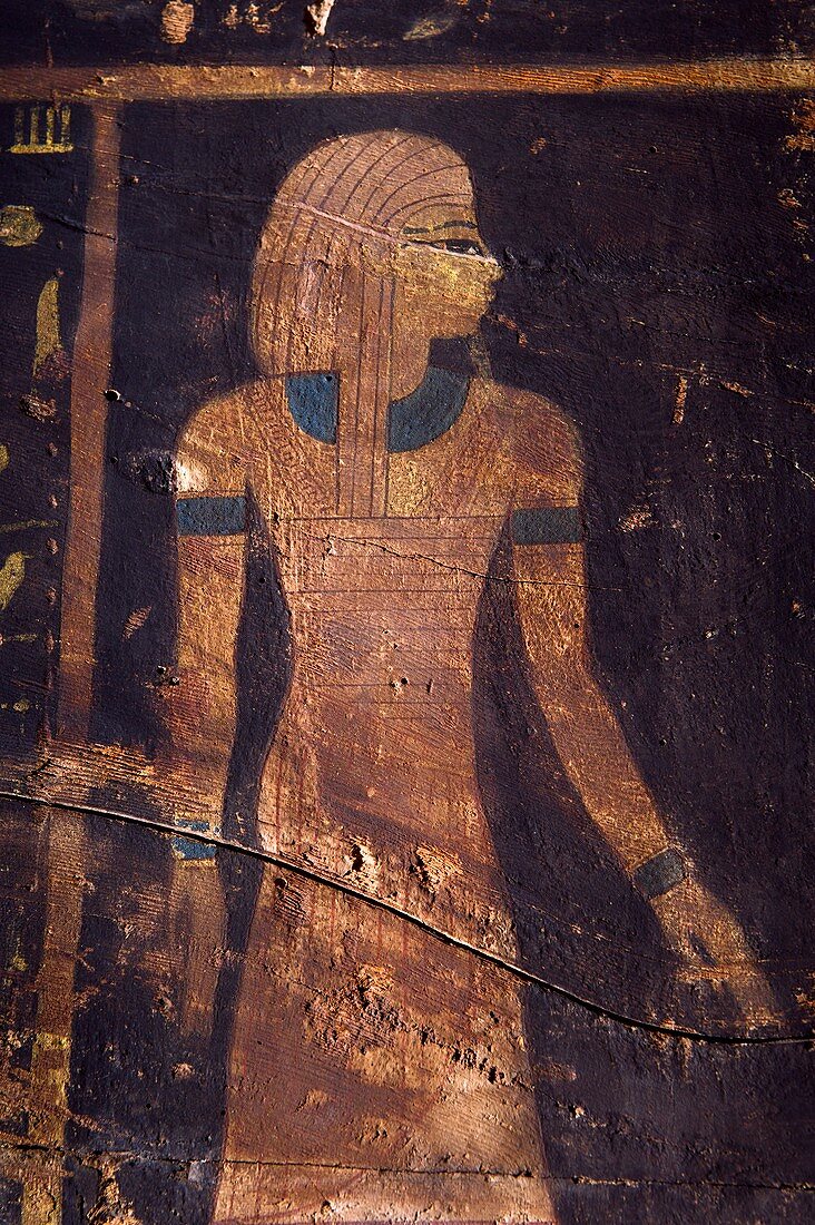 Egyptian coffin restoration