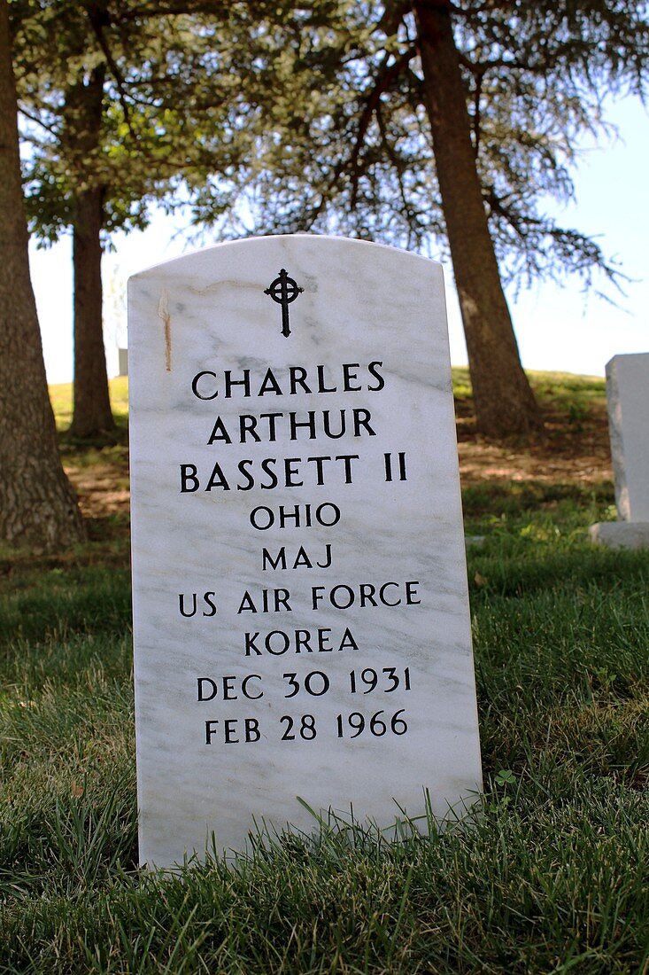 Grave of Charles Bassett,NASA astronaut