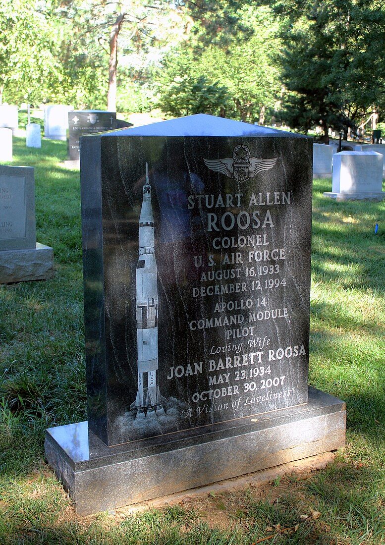 Grave of Stuart Roosa,NASA astronaut