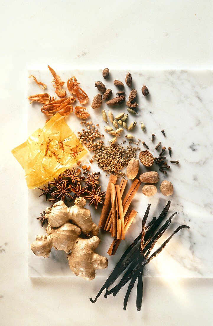 Still Life of Exotic Spices