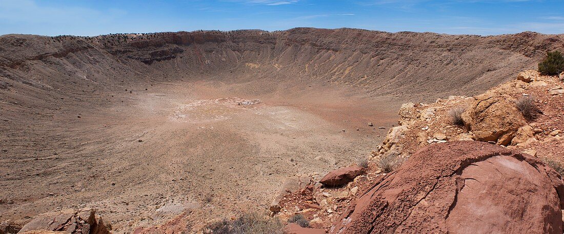 Meteor Crater panorama,Arizona