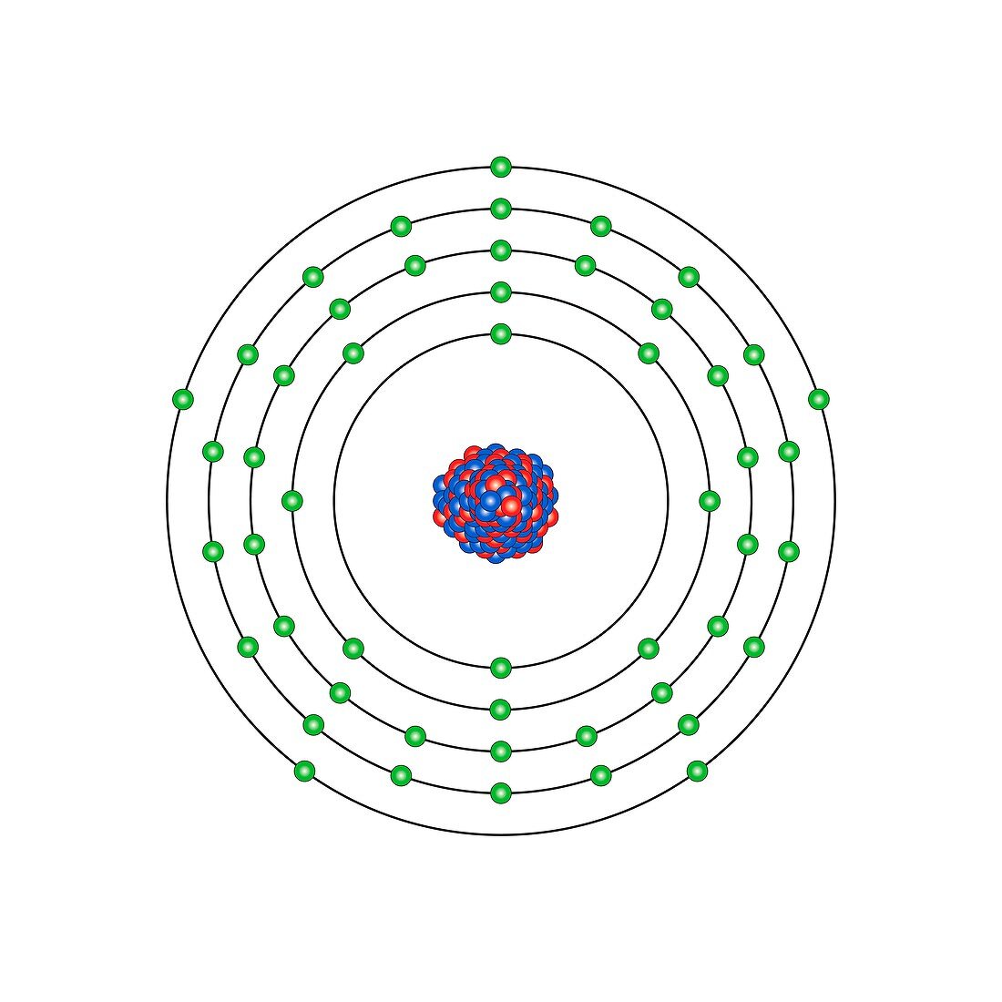 Antimony,atomic structure