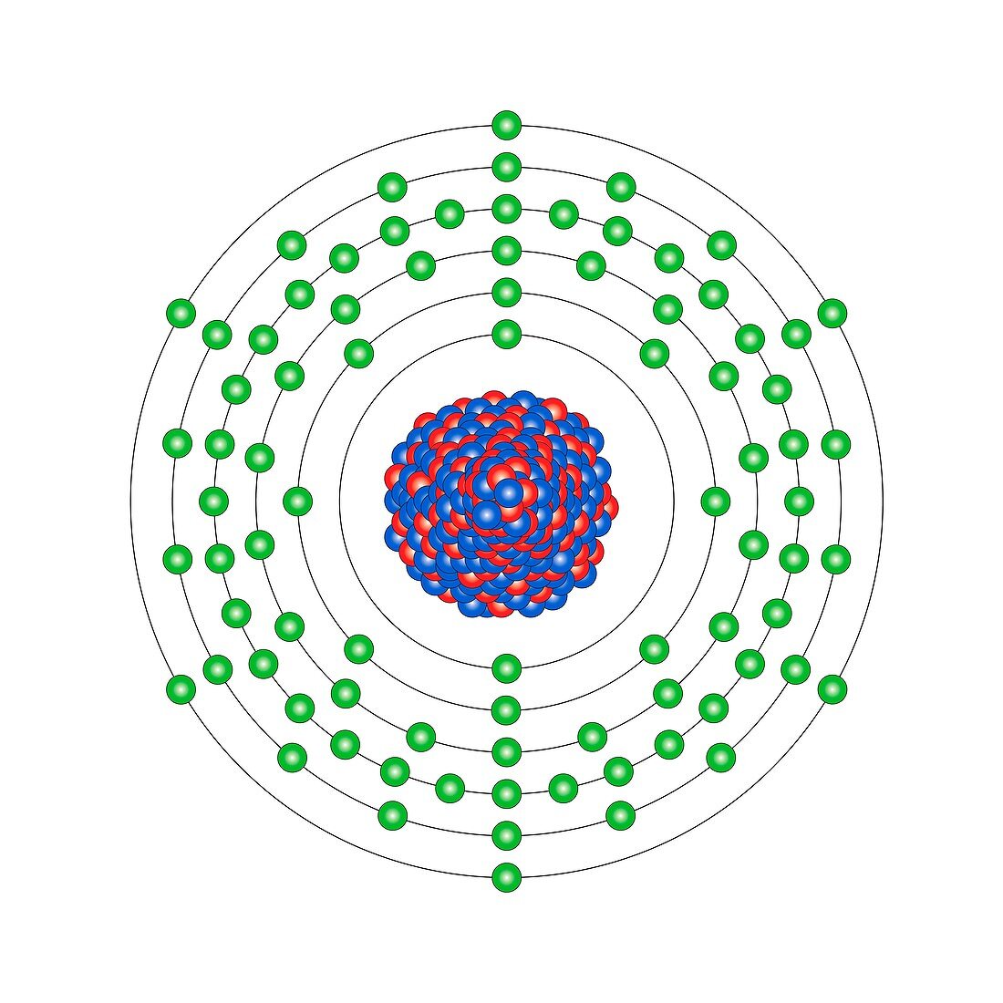 Polonium,atomic structure